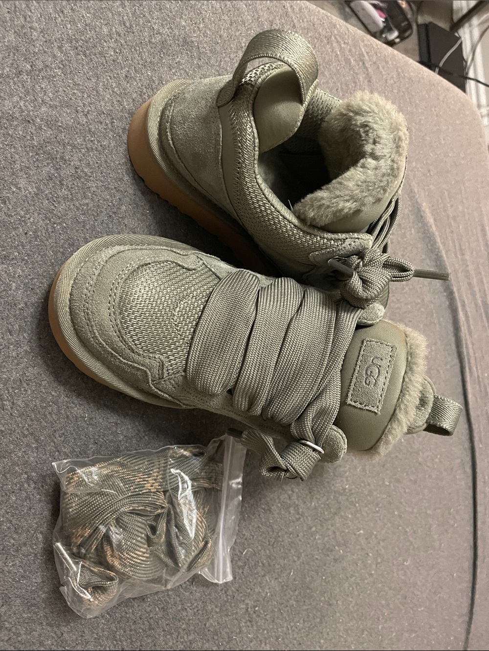 UGG Moss Green Lowmel Sneakers